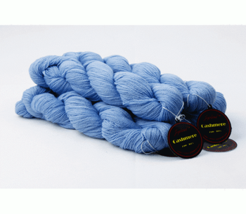 C262 Jojoland Cashmere STARLIGHT BLUE 2 PLY CASHMERE