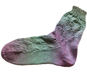 P-J-076 Jojoland Knitting Pattern Easter Lily Sock