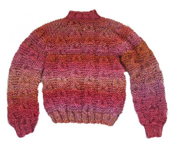 P-J-107 Jojoland Knitting Pattern Gumdrop Sweater