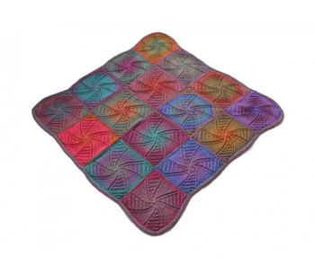 P-J-030 Jojoland Knitting Pattern Lily Blanket