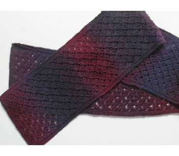 P-MS20-02 Jojoland Knitting Pattern Lattice Lace Scarf