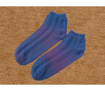 P-SOCK-Y20-01 Jojoland Knitting Pattern Purple Tang