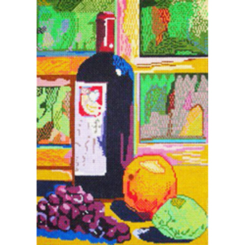 5614 JF red wine and fruit 10 x 14 18 Mesh Patti Mann 
