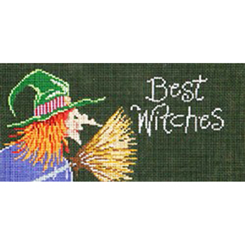 8323 HAL Sign Best Witches 4 x 8 18 Mesh Patti Mann 