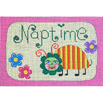 11309 JUV sign, ,'Naptime,, pink border 05 x 07 18 Mesh Patti Mann 