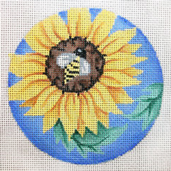 11449 MIN floral, Sunflower 4" diam 18 Mesh Patti Mann 