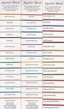 Rainbow Gallery Sparkle Braid SK42 Golden Rod
