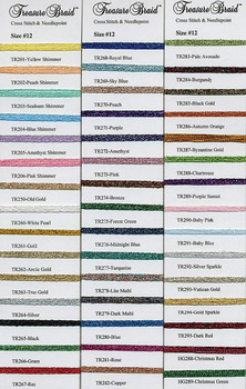 Rainbow Gallery Treasure Braid #12 TR203 Seaform Shimmer