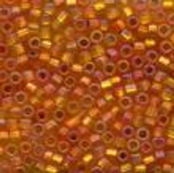 #BDS-F637 Size 11 Frosted Orange Beads Sundance Designs