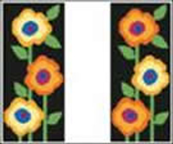 306B Contemporary Floral Reader EGC 7.3 x 6.5 18 Mesh NEEDLEDEEVA