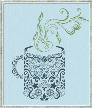 AAN254 Tisana "Tea" Alessandra Adelaide Needleworks Counted Cross Stitch Pattern