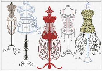 AAN255 Eleganza "Elegance" Alessandra Adelaide Needleworks Counted Cross Stitch Pattern 