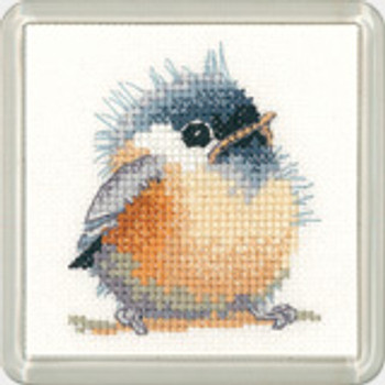 HCK1190 Heritage Crafts Kit Chickadee Little Friends by Valerie Pfeiffer and Susan Ryder  coaster
