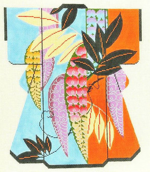 SPM322 Lee's Needle Arts Kimono, 8in 18 Mesh Retired, Inquire If Available