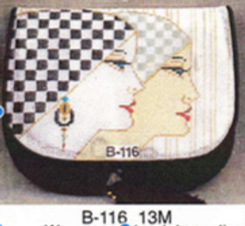 B-116 Flap only Two Young Ladies 13M Sophia Designs Purse