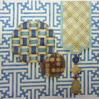 D-1415 Fretwork/Tassels/Buttons #1 10 x 10 13 Mesh Associated Talents 