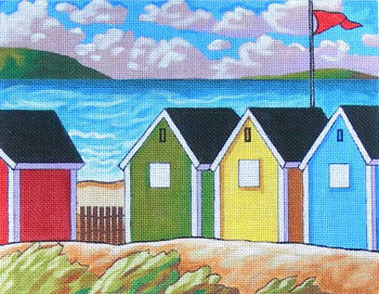 Maggie & Co. M-1685 Windy Seaside Huts © Cathy Horvath-Buchanan			10-1/2 x 8”	18M	