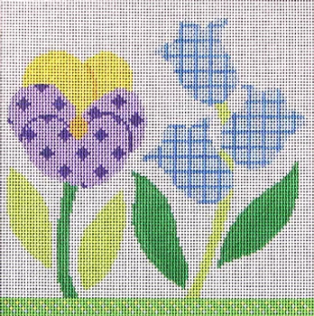 20a Jean Smith Designs Quilted Flower Square 8 x 8 13 mesh