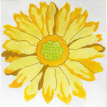 25c Jean Smith Designs Sunny Gerber Daisy14" Square 13  mesh