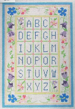 39b Jean Smith Designs OLD-FASHION SAMPLER, 8 1 /2" x 12 x 1/2" 13 mesh