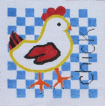 105w Jean Smith Designs Chicken 8 x 8 13 mesh