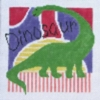 119v Jean Smith Designs Dinosaur 8" x 8" 13 mesh