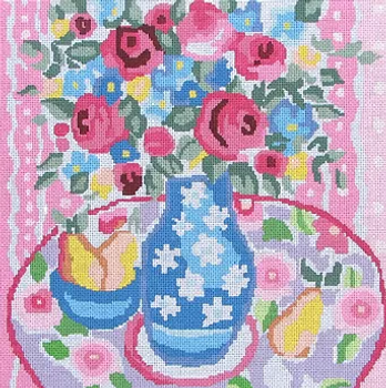 123a Jean Smith Designs Matisse's Table 1 14 x 14 13 mesh