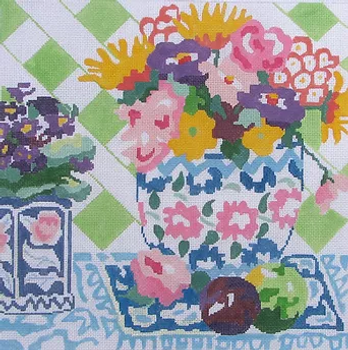 123d Jean Smith Designs Matisse's Table IV 14 x 14 13 mesh