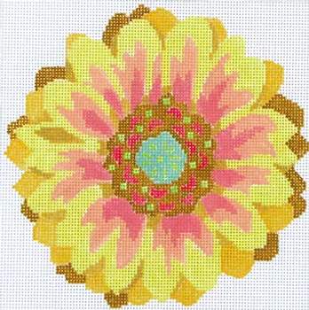 139b19 Jean Smith Designs SIMPLY FLOWER Sunset Daisy 8" sq., 13 mesh