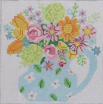 150d Jean Smith Designs SMALL MATTSSE'S TABLE IV, 8" sq., 13 mesh