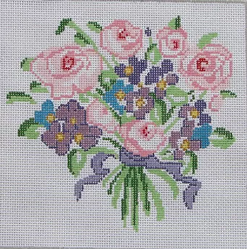 152g Jean Smith Designs PETIT BUNCH VII 8" sq., 13 mesh