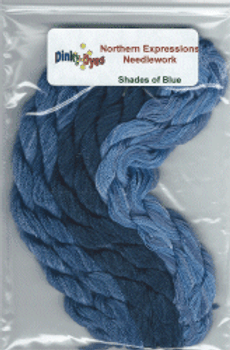 NE026 Shades of Blue 249 x 249 With Silk Pack  Northern Expressions