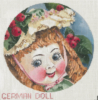 JJO-2012 JOY JUÁREZ LINEN German Doll Hilda 18g, 6 diameter 