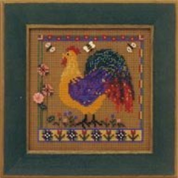 MHCB158 Mill Hill Buttons and Bead Kit Spring Rooster (2001)