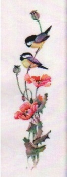 Heritage Crafts HC542 Serenade In Pink by Valerie Pfeiffer - Birds Duet