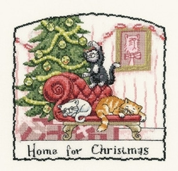 Heritage Crafts HC962 Home For Christmas - Cats Rule