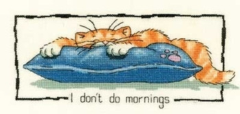 Heritage Crafts HC909 I Don't Do Mornings by Peter Underhill - Cats-Rule!