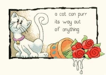 Heritage Crafts HC916 A Cat Can Purr Its Way Out Of Anything by Peter Underhill - Cats-Rule!