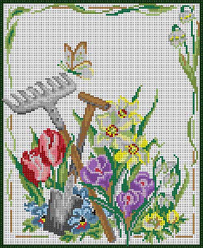 G-813 Seasons – Spring 13 Mesh 9 x 11 Treglown Designs