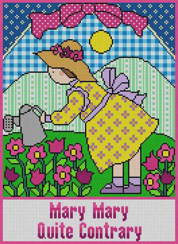 PC-2560 Mary Mary 18 Mesh 7 x 93⁄4 Polly Carbonari Treglown Designs
