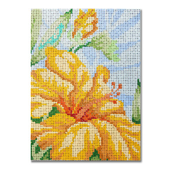 KDS-PL20 Hawaiian Hibiscus - Small 13  Mesh 5 x 7" CBK Designs Kooler Designs 