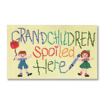 KDS-SS 01 Grandchildren Spoiled Here 13  Mesh 9 x 5.5" CBK Designs Kooler Designs 