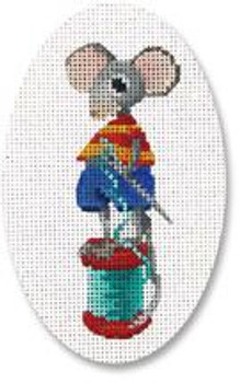 MN-XO 06 A Stitching Mouse 18 Mesh 3.25 x 4.5" Michele Noiset 