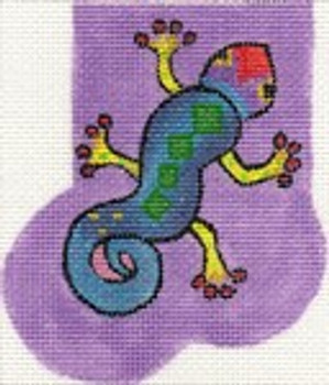 ab05 A. Bradley purple gecko mini-sock 3 x 4  18 Mesh