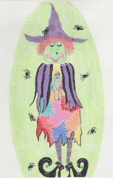 ab59 A. Bradley patches the witch 11 x 6  18  Mesh