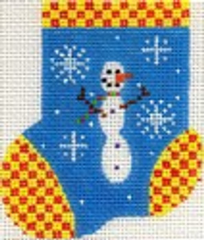 ab178 A. Bradley floaty snowman munchkin sock Approximate In inches	2 x 3  18 Mesh