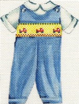 ab199b A. Bradley baby boy smocked suit 4 x 5 18  Mesh