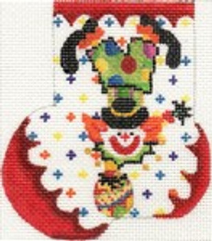 ab231 A. Bradley clowning around Mini-Sock 3 x 4 18 Mesh