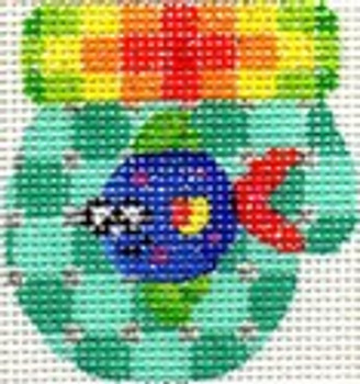 ab247b A. Bradley rainbow fish munchkin mitten-2 2 x 2.2518 Mesh