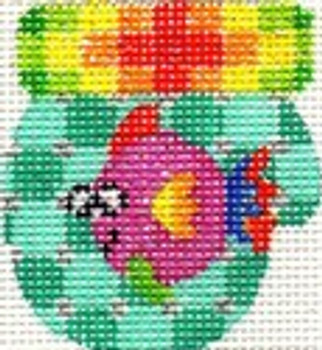 ab247d A. Bradley rainbow fish munchkin mitten-4 2 x 2.2518 Mesh